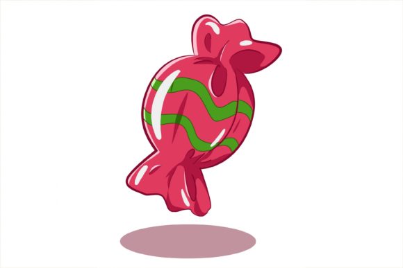 A Sweet Red Candy Christmas Illustration Review
