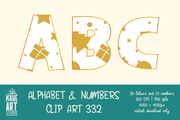 Christmas Gift Alphabet Sublimation 332 Illustrations Review
