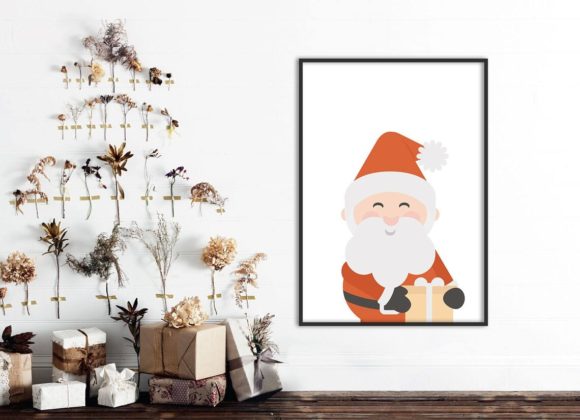 Santa Claus Print Christmas Wall Decor Review