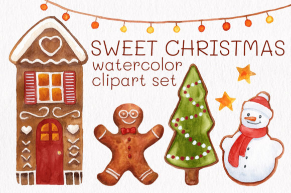 Sweet Christmas Set Illustrations for Festive Web Design